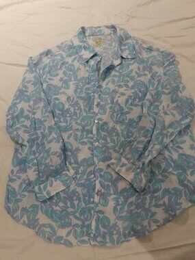 Lily Pulitzer Linen Blouse NWT